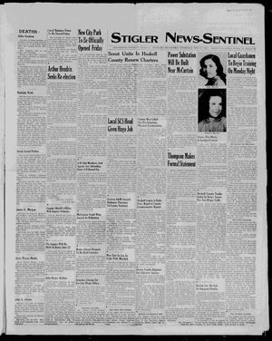 Stigler News-Sentinel (Stigler, Okla.), Vol. 56, No. 40, Ed. 1 Thursday, May 29, 1958