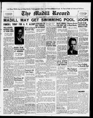 The Madill Record (Madill, Okla.), Vol. 32, No. 47, Ed. 1 Thursday, May 22, 1941