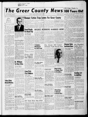 The Greer County News (Mangum, Okla.), Vol. 31, No. 31, Ed. 1 Monday, August 1, 1960