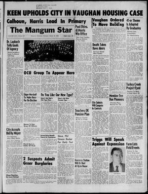 The Mangum Star (Mangum, Okla.), Vol. 70, No. 25, Ed. 1 Thursday, March 20, 1958