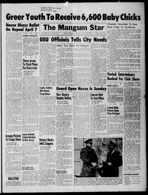 Primary view of object titled 'The Mangum Star (Mangum, Okla.), Vol. 71, No. 21, Ed. 1 Thursday, February 19, 1959'.