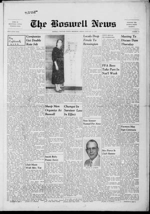 The Boswell News (Boswell, Okla.), Vol. 55, No. 14, Ed. 1 Friday, February 15, 1957
