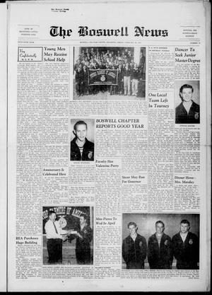 The Boswell News (Boswell, Okla.), Vol. 55, No. 15, Ed. 1 Friday, February 22, 1957