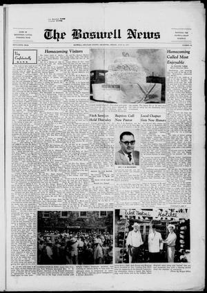 The Boswell News (Boswell, Okla.), Vol. 55, No. 33, Ed. 1 Friday, June 28, 1957