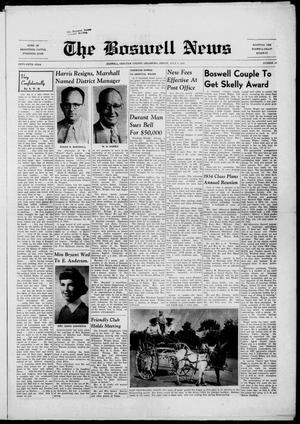 The Boswell News (Boswell, Okla.), Vol. 55, No. 34, Ed. 1 Friday, July 5, 1957