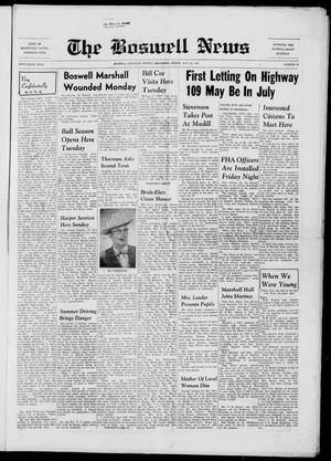 The Boswell News (Boswell, Okla.), Vol. 56, No. 28, Ed. 1 Friday, May 23, 1958