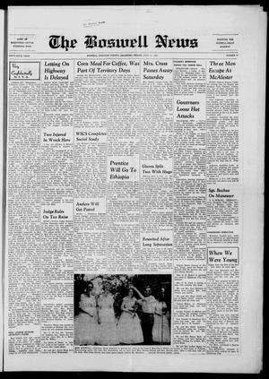 The Boswell News (Boswell, Okla.), Vol. 56, No. 35, Ed. 1 Friday, July 11, 1958