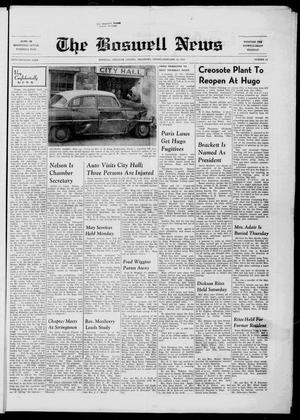 The Boswell News (Boswell, Okla.), Vol. 57, No. 14, Ed. 1 Friday, February 13, 1959