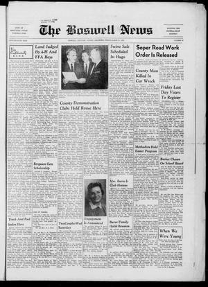 The Boswell News (Boswell, Okla.), Vol. 57, No. 20, Ed. 1 Friday, March 27, 1959