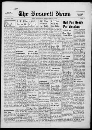 The Boswell News (Boswell, Okla.), Vol. 57, No. 32, Ed. 1 Friday, June 19, 1959