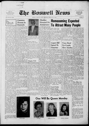The Boswell News (Boswell, Okla.), Vol. 57, No. 33, Ed. 1 Friday, June 26, 1959