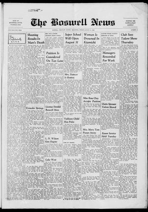 The Boswell News (Boswell, Okla.), Vol. 57, No. 41, Ed. 1 Friday, August 21, 1959
