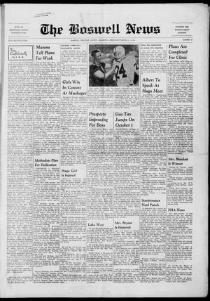 The Boswell News (Boswell, Okla.), Vol. 57, No. 46, Ed. 1 Friday, September 25, 1959