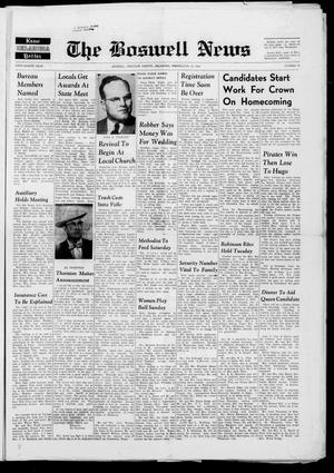 The Boswell News (Boswell, Okla.), Vol. 58, No. 32, Ed. 1 Friday, June 10, 1960