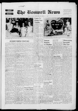 The Boswell News (Boswell, Okla.), Vol. 58, No. 35, Ed. 1 Friday, July 1, 1960