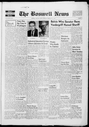 The Boswell News (Boswell, Okla.), Vol. 58, No. 39, Ed. 1 Friday, July 29, 1960