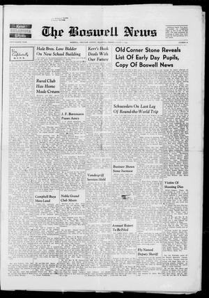 The Boswell News (Boswell, Okla.), Vol. 58, No. 40, Ed. 1 Friday, August 5, 1960