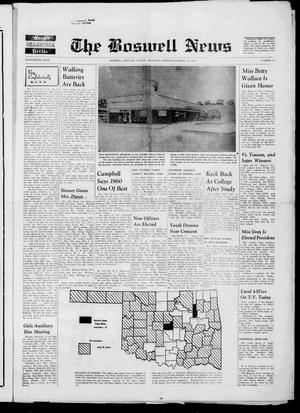 Primary view of object titled 'The Boswell News (Boswell, Okla.), Vol. 58, No. 46, Ed. 1 Friday, September 16, 1960'.