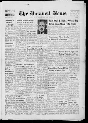 The Boswell News (Boswell, Okla.), Vol. 58, No. 51, Ed. 1 Friday, October 21, 1960