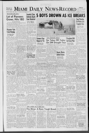 Miami Daily News-Record (Miami, Okla.), Vol. 54, No. 168, Ed. 1 Sunday, January 13, 1957