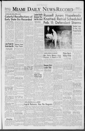 Miami Daily News-Record (Miami, Okla.), Vol. 54, No. 174, Ed. 1 Sunday, January 20, 1957