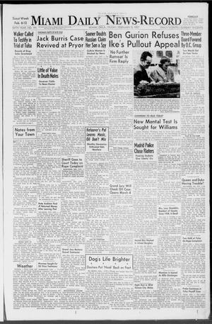 Miami Daily News-Record (Miami, Okla.), Vol. 54, No. 191, Ed. 1 Friday, February 8, 1957