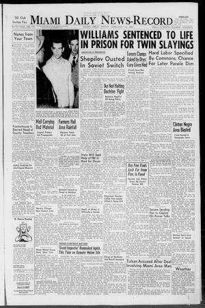 Miami Daily News-Record (Miami, Okla.), Vol. 54, No. 197, Ed. 1 Friday, February 15, 1957