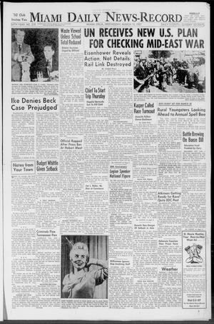 Miami Daily News-Record (Miami, Okla.), Vol. 54, No. 219, Ed. 1 Wednesday, March 13, 1957