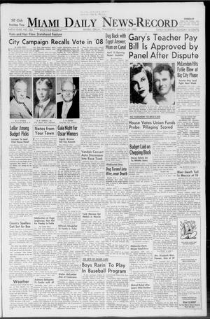 Miami Daily News-Record (Miami, Okla.), Vol. 54, No. 232, Ed. 1 Thursday, March 28, 1957