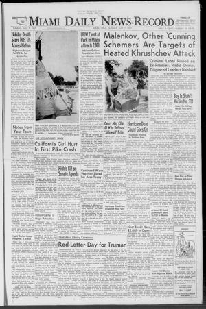 Miami Daily News-Record (Miami, Okla.), Vol. 55, No. 6, Ed. 1 Sunday, July 7, 1957