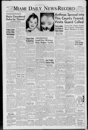 Miami Daily News-Record (Miami, Okla.), Vol. 55, No. 28, Ed. 1 Thursday, August 1, 1957
