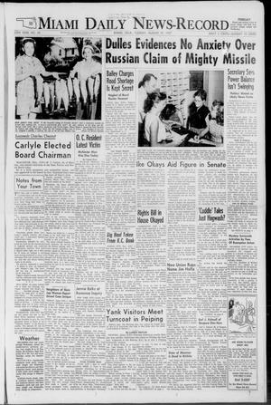 Miami Daily News-Record (Miami, Okla.), Vol. 55, No. 50, Ed. 1 Tuesday, August 27, 1957