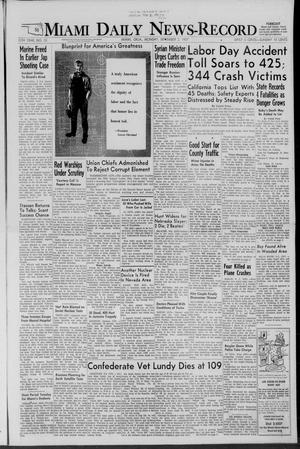 Miami Daily News-Record (Miami, Okla.), Vol. 55, No. 55, Ed. 1 Monday, September 2, 1957