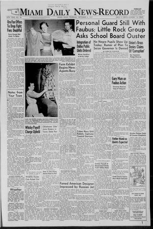 Miami Daily News-Record (Miami, Okla.), Vol. 55, No. 58, Ed. 1 Thursday, September 5, 1957