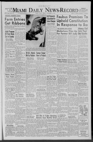 Miami Daily News-Record (Miami, Okla.), Vol. 55, No. 59, Ed. 1 Friday, September 6, 1957