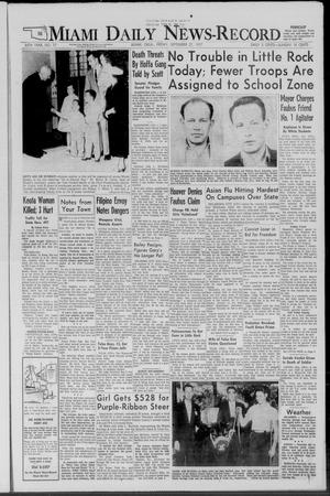 Miami Daily News-Record (Miami, Okla.), Vol. 55, No. 77, Ed. 1 Friday, September 27, 1957