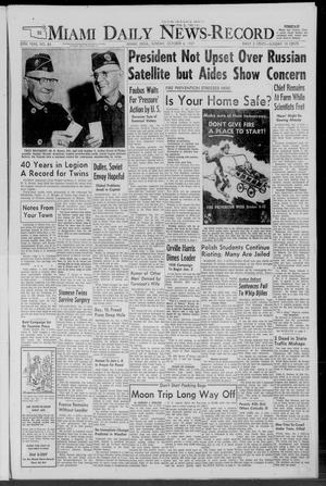 Miami Daily News-Record (Miami, Okla.), Vol. 55, No. 84, Ed. 1 Sunday, October 6, 1957