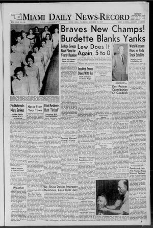 Miami Daily News-Record (Miami, Okla.), Vol. 55, No. 88, Ed. 1 Thursday, October 10, 1957