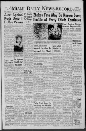 Miami Daily News-Record (Miami, Okla.), Vol. 55, No. 104, Ed. 1 Tuesday, October 29, 1957
