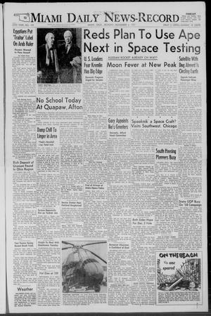 Primary view of object titled 'Miami Daily News-Record (Miami, Okla.), Vol. 55, No. 109, Ed. 1 Monday, November 4, 1957'.
