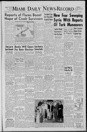 Miami Daily News-Record (Miami, Okla.), Vol. 55, No. 115, Ed. 1 Monday, November 11, 1957