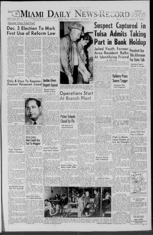 Miami Daily News-Record (Miami, Okla.), Vol. 55, No. 117, Ed. 1 Wednesday, November 13, 1957