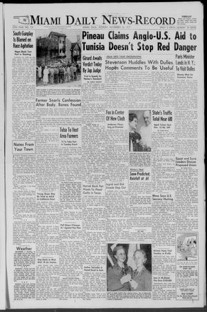 Miami Daily News-Record (Miami, Okla.), Vol. 55, No. 121, Ed. 1 Monday, November 18, 1957