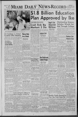 Miami Daily News-Record (Miami, Okla.), Vol. 55, No. 156, Ed. 1 Monday, December 30, 1957