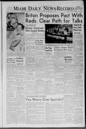Miami Daily News-Record (Miami, Okla.), Vol. 55, No. 161, Ed. 1 Sunday, January 5, 1958