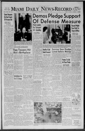 Miami Daily News-Record (Miami, Okla.), Vol. 55, No. 164, Ed. 1 Wednesday, January 8, 1958