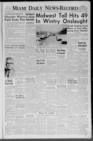 Miami Daily News-Record (Miami, Okla.), Vol. 55, No. 176, Ed. 1 Wednesday, January 22, 1958