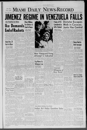 Miami Daily News-Record (Miami, Okla.), Vol. 55, No. 177, Ed. 1 Thursday, January 23, 1958
