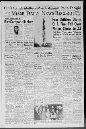 Miami Daily News-Record (Miami, Okla.), Vol. 55, No. 181, Ed. 1 Tuesday, January 28, 1958