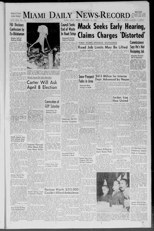 Miami Daily News-Record (Miami, Okla.), Vol. 55, No. 196, Ed. 1 Friday, February 14, 1958